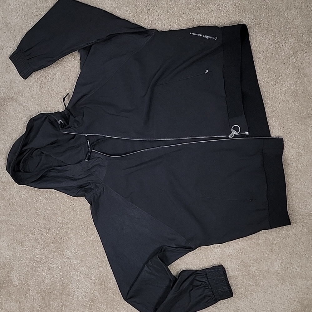 Calvin Klein Performance Windbreaker Black Size Large